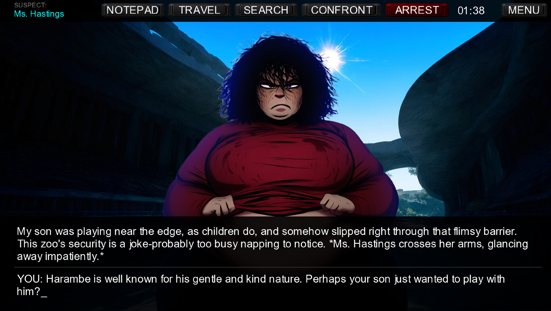 Detective Turtletop: Who Killed Harambe? Screenshot 3