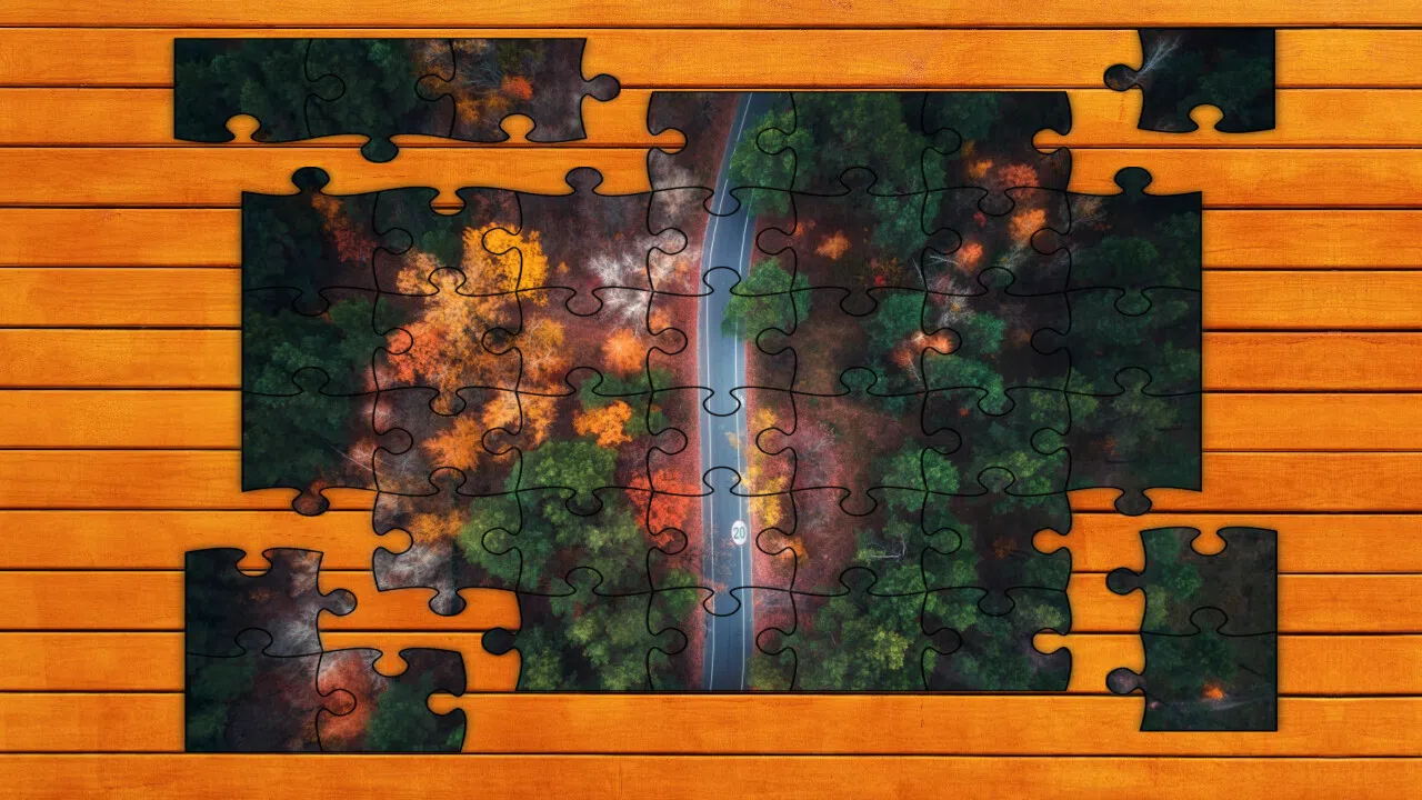 Golden Leaf Jigsaw Puzzles Screenshot 1