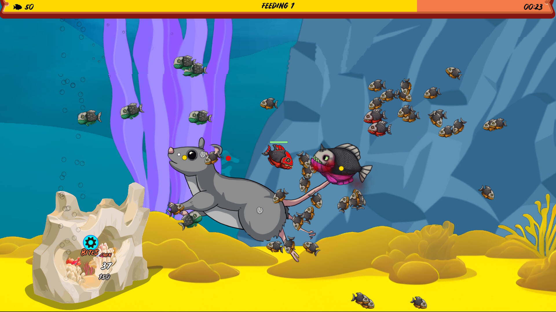 Piranha Feeding Screenshot 1