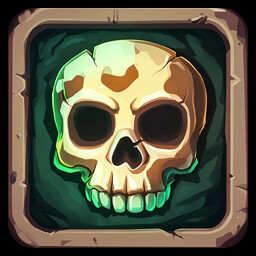 Many many skulls icon