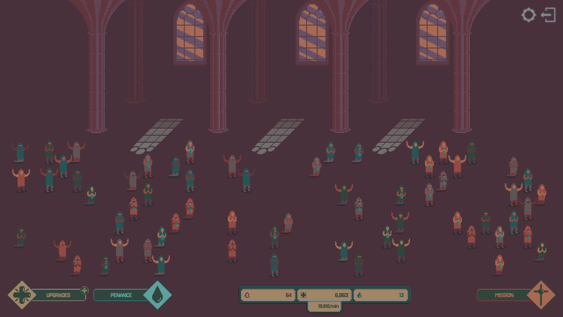 Idle Chapel Demo Screenshot 0