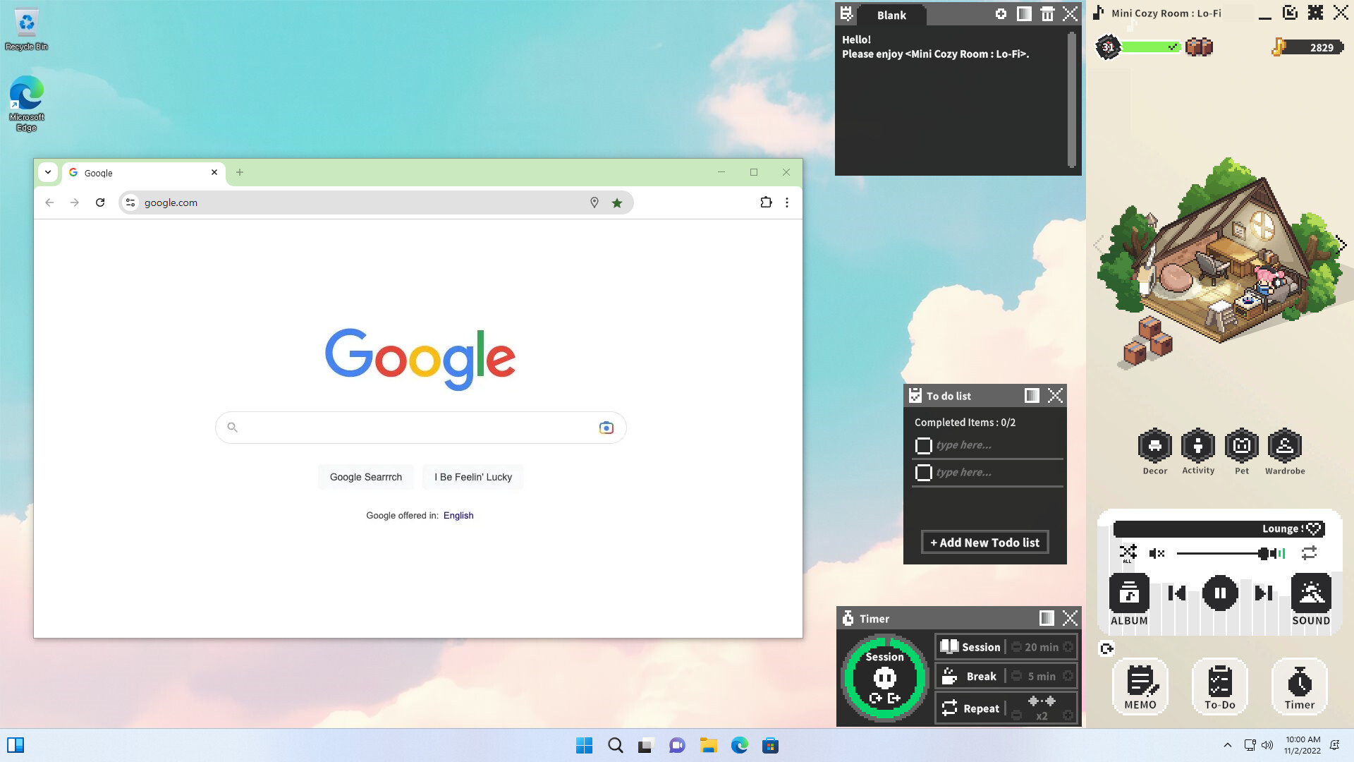 Mini Cozy Room : Lo-Fi (Demo) Screenshot 6