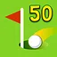 Hole in 50 icon