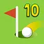 Hole in 10 icon