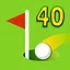 Hole in 40 icon