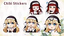 Tentacles Party With Nuns Chibi Stickers Screenshot 0