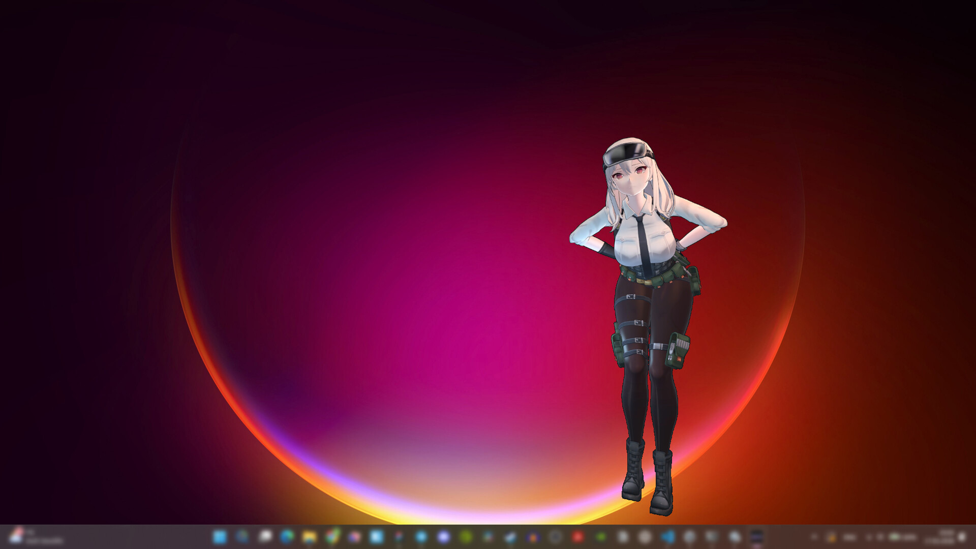 Desktop Waifu Defender Screenshot 0
