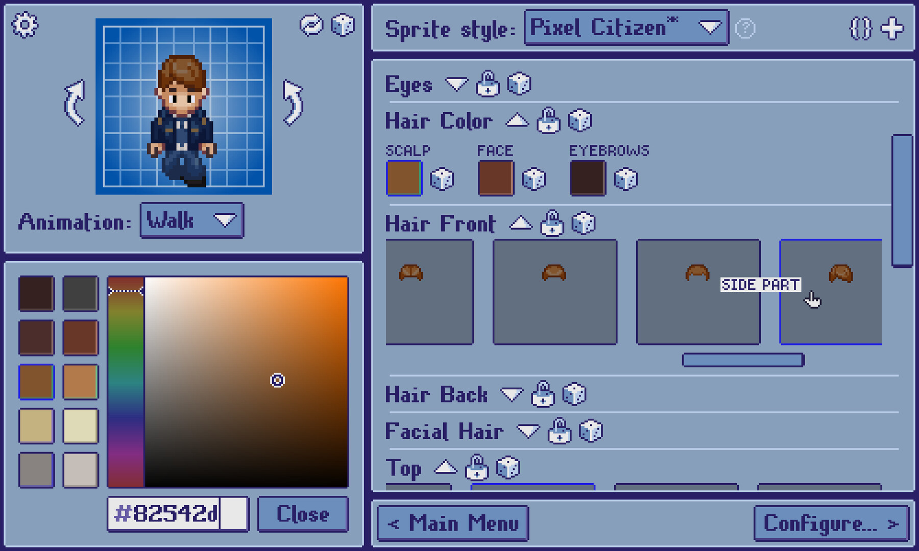 Top Down Sprite Maker Screenshot 0