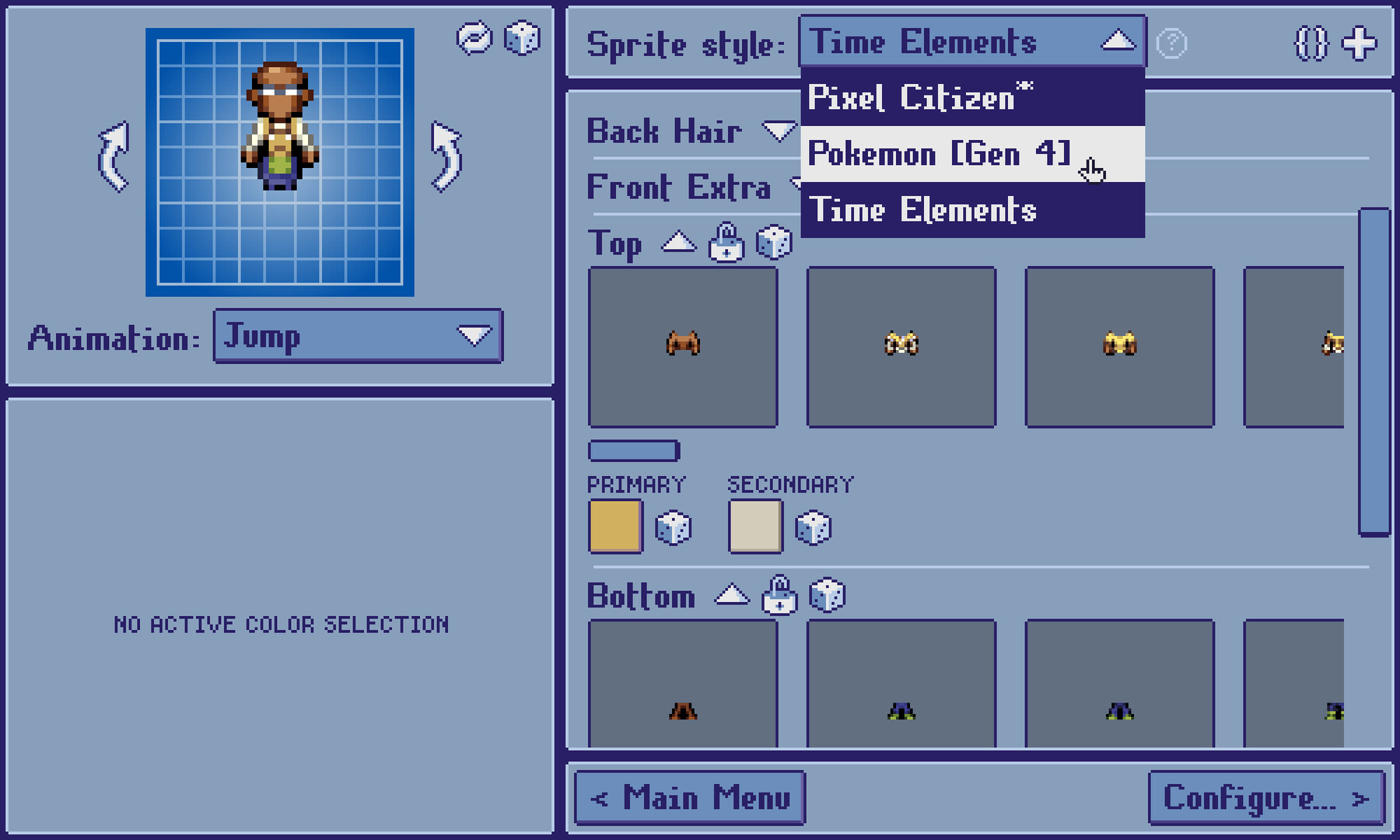 Top Down Sprite Maker Screenshot 2