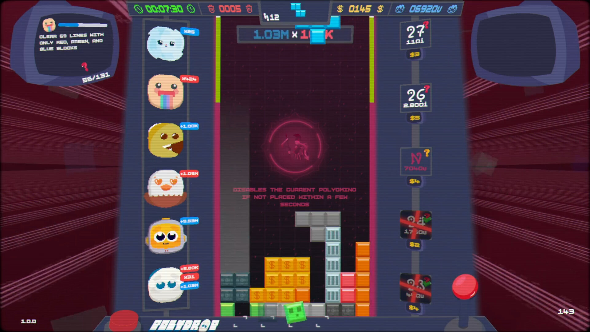 POLYDROP: Either you rise or you fall Screenshot 5