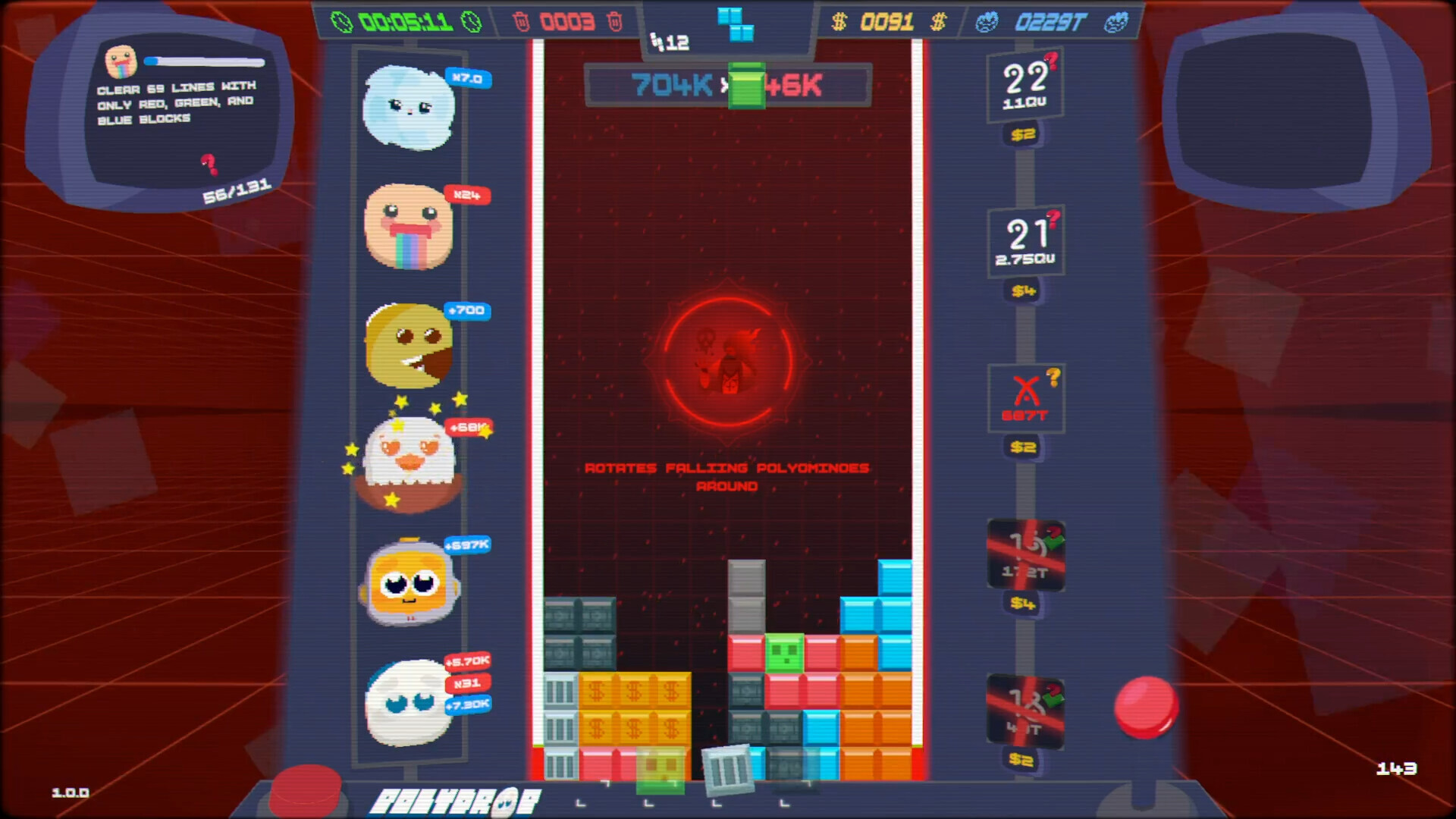 POLYDROP: Either you rise or you fall Screenshot 3