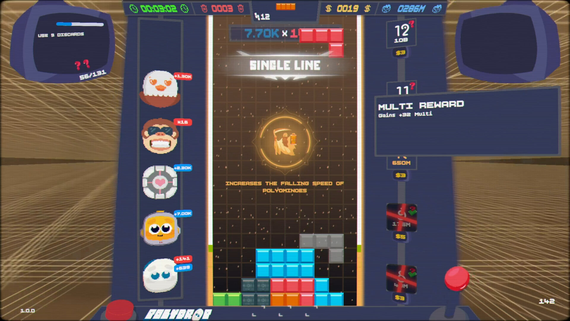 POLYDROP: Either you rise or you fall Screenshot 1