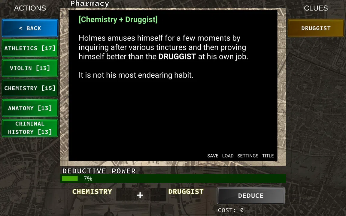 Hearth & Holmes Demo Screenshot 4