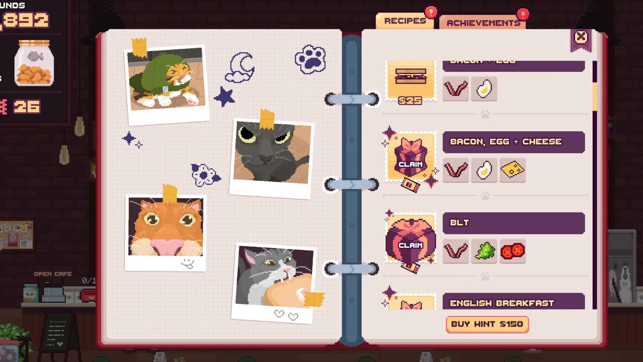 Supurr Cat Cafe: Sandwich Rush Screenshot 3