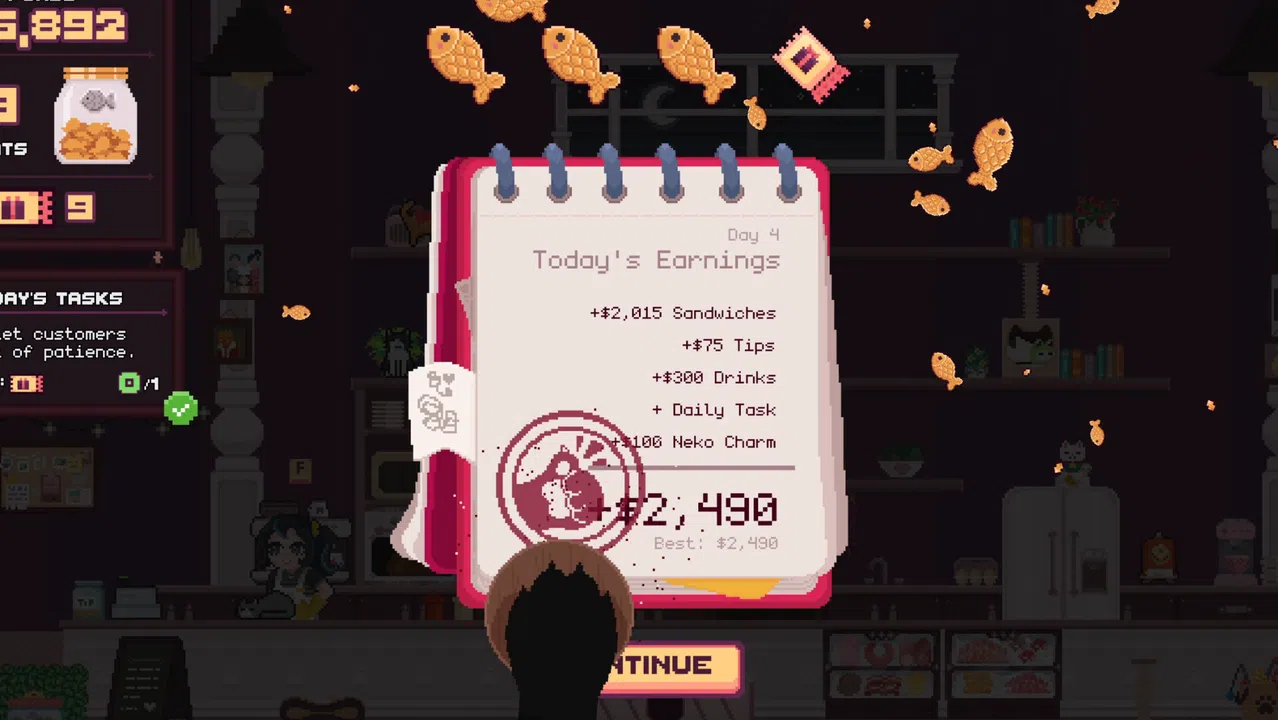 Supurr Cat Cafe: Sandwich Rush Screenshot 4