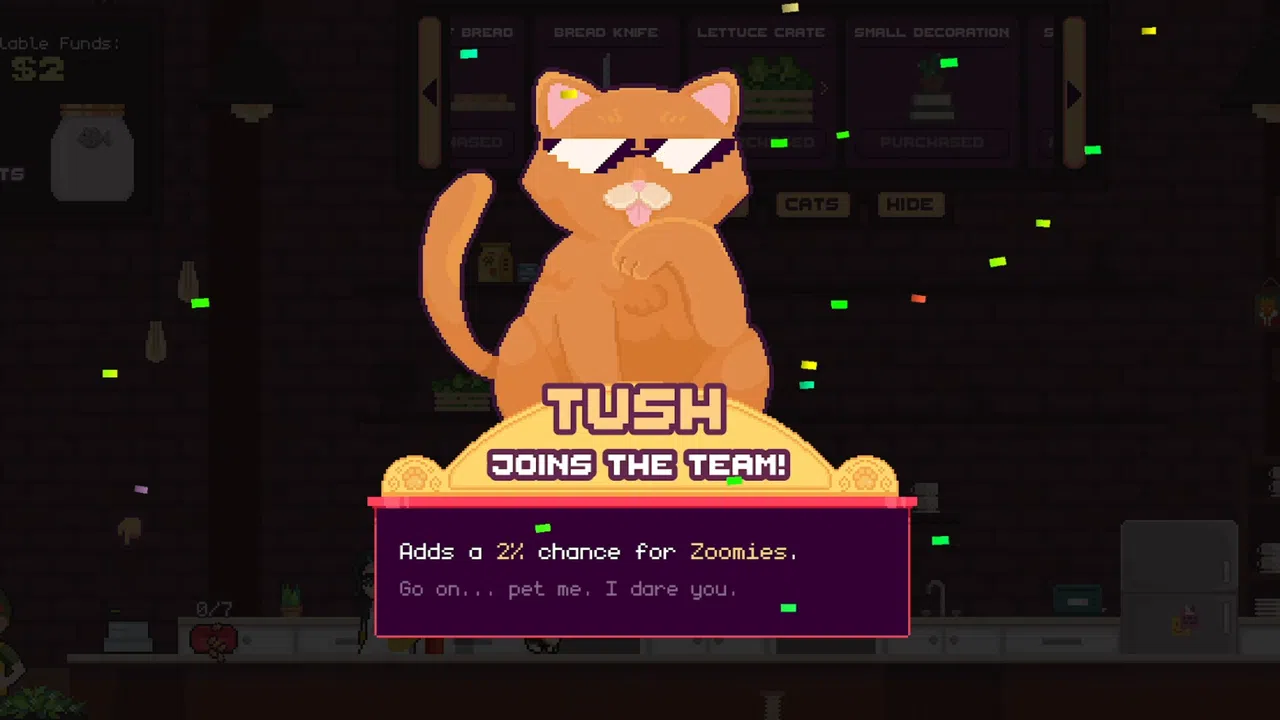 Supurr Cat Cafe: Sandwich Rush Screenshot 1