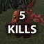 KILL 5 ENEMIES icon