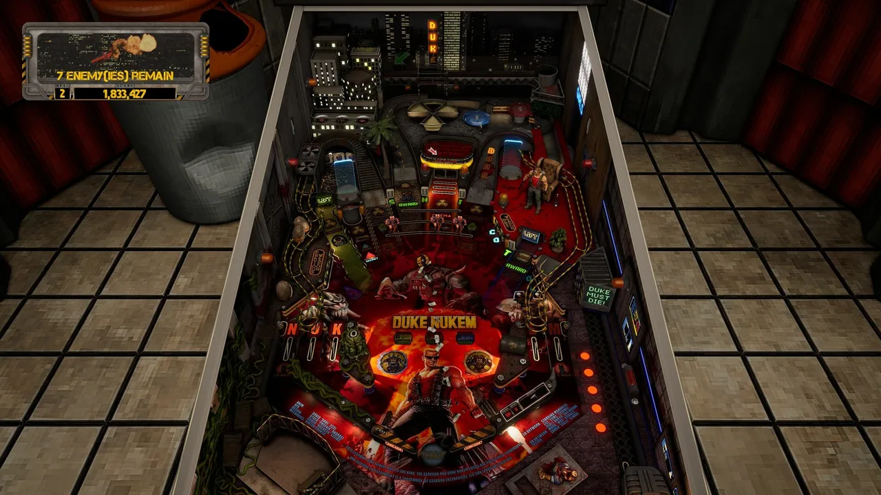 Pinball FX Midnight - Duke Nukem's Big Shot Pinball Screenshot 2