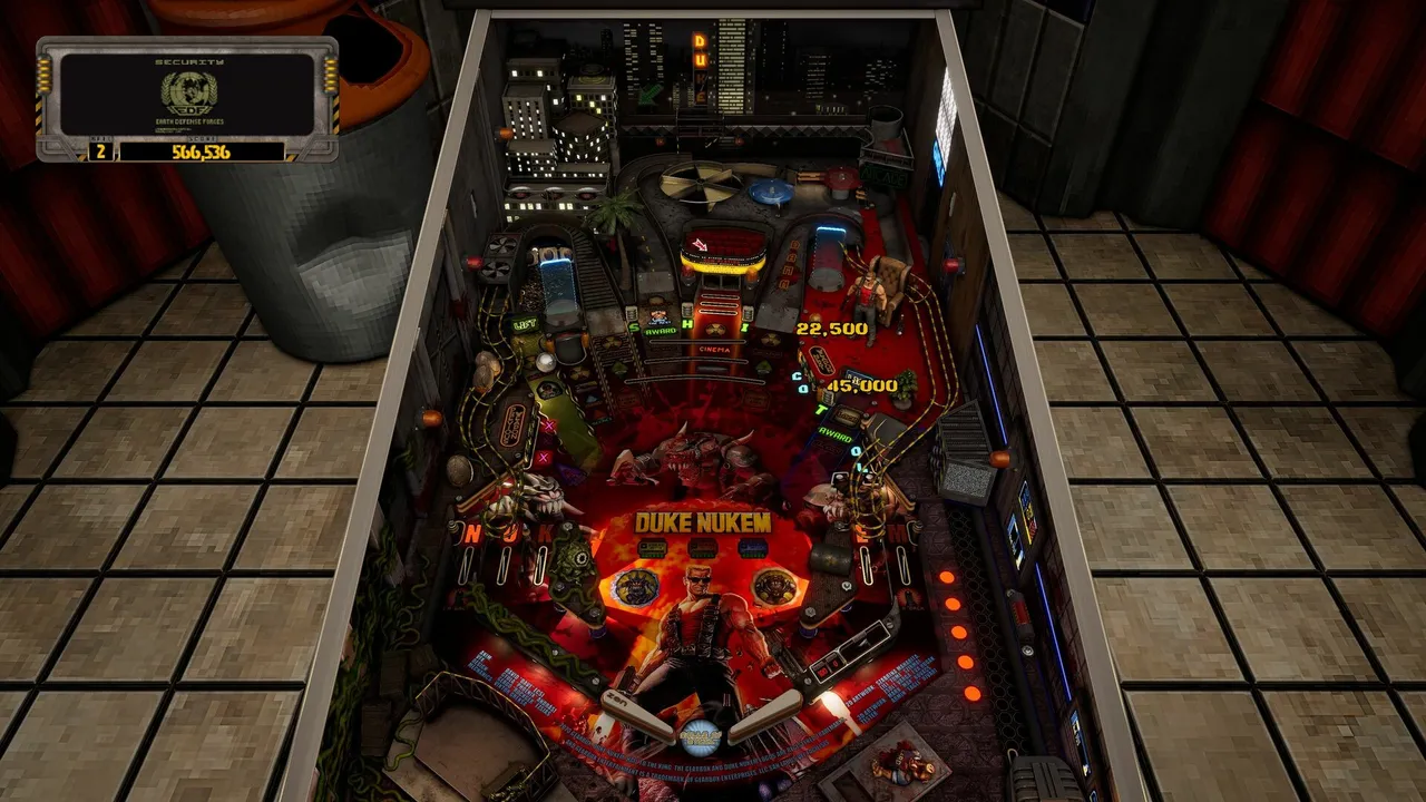 Pinball FX Midnight - Duke Nukem's Big Shot Pinball Screenshot 1
