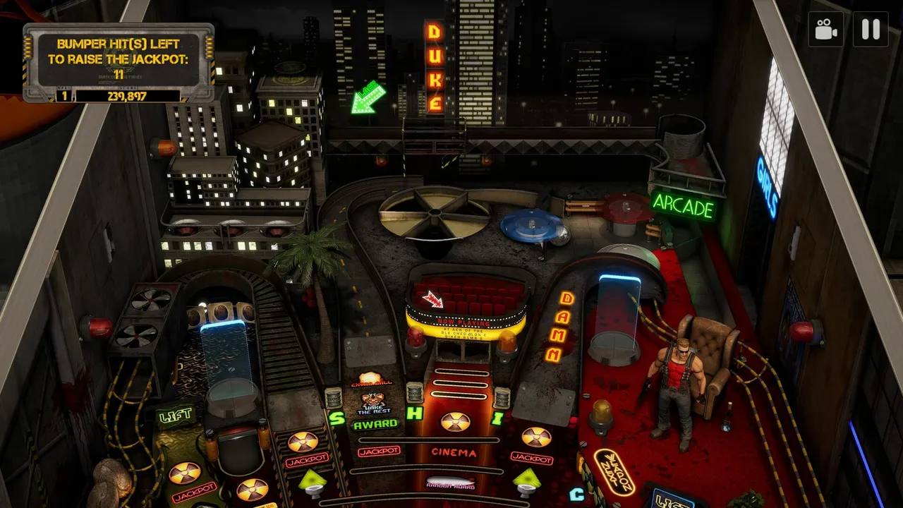 Pinball FX Midnight - Duke Nukem's Big Shot Pinball Screenshot 0