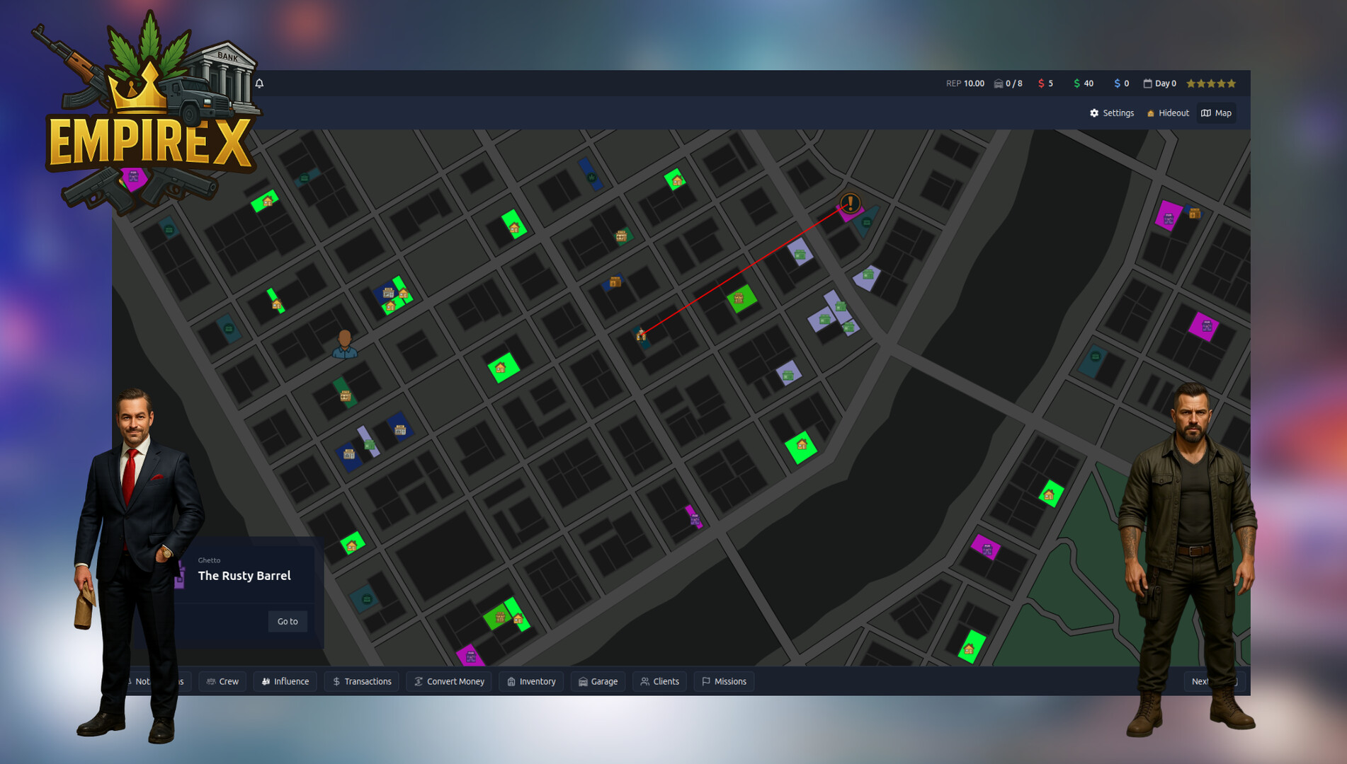 EmpireX - Business, Real Estate and Crime Simulator Screenshot 0