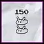 Collect 150 Bunnies icon