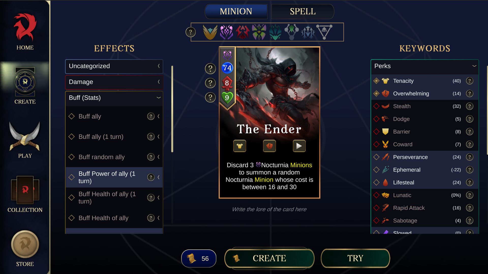 Ariokan - create your cards, break the Meta Screenshot 0