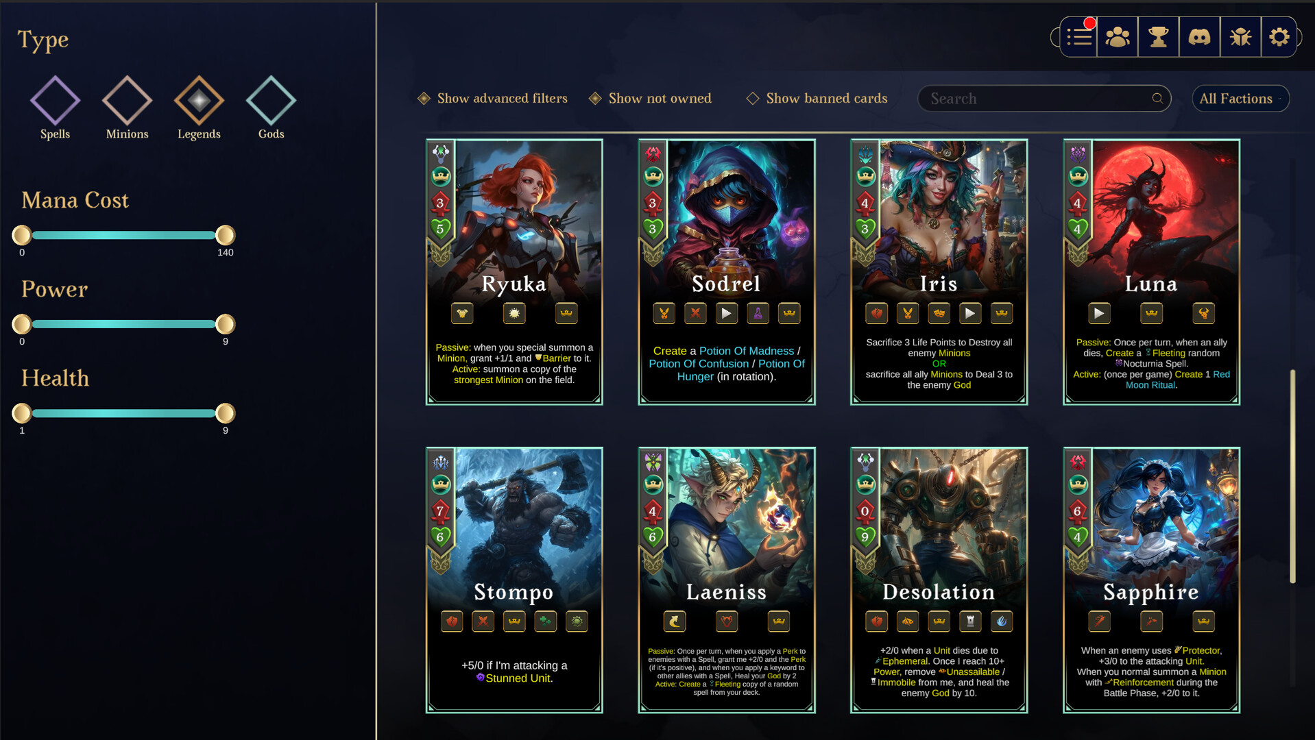 Ariokan - create your cards, break the Meta Screenshot 2