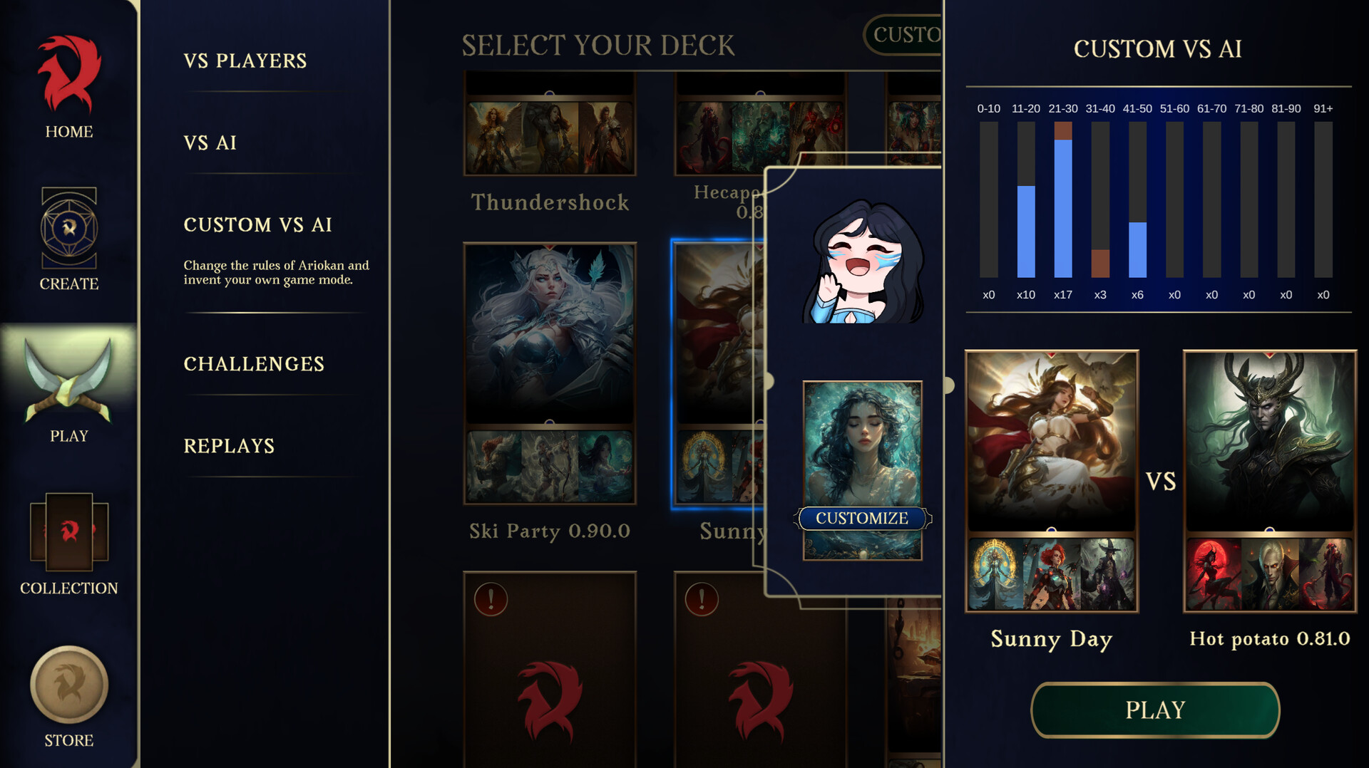 Ariokan - create your cards, break the Meta Screenshot 6