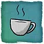 Tea drinker icon