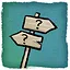 Circular route icon