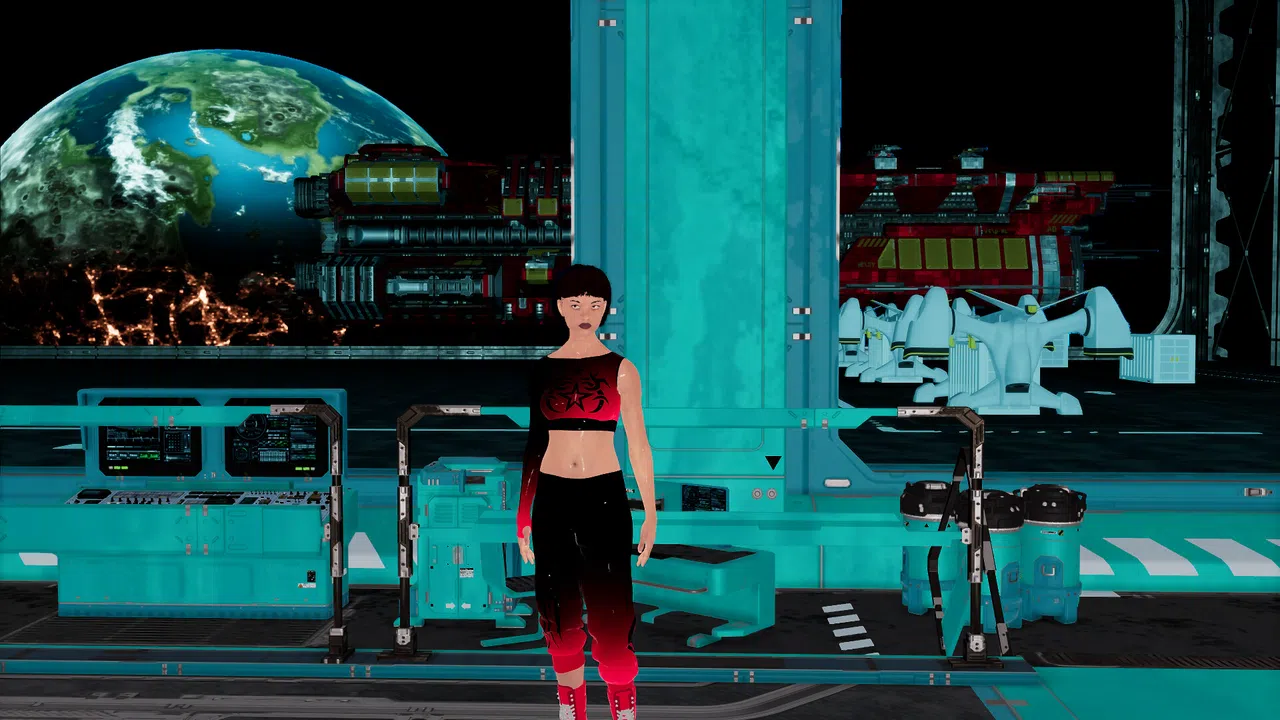 Cyberpunk women for Sci-fi builder Screenshot 3