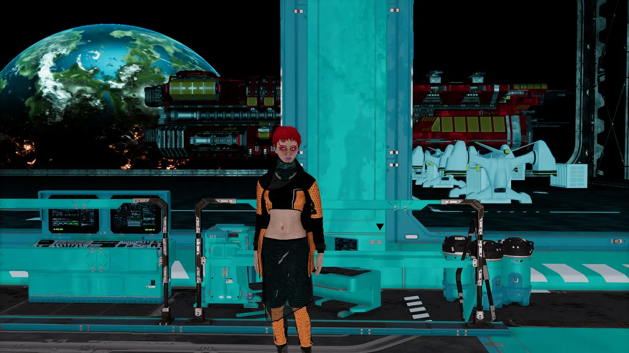 Cyberpunk women for Sci-fi builder Screenshot 9