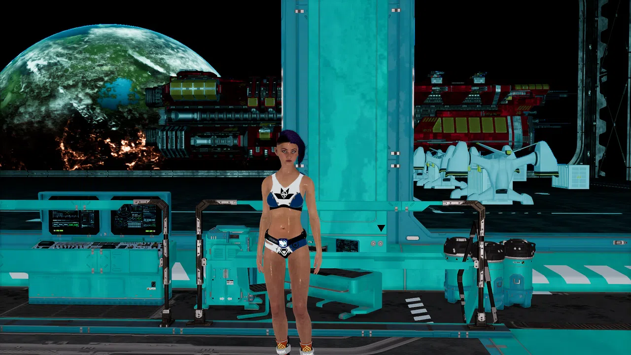 Cyberpunk women for Sci-fi builder Screenshot 2