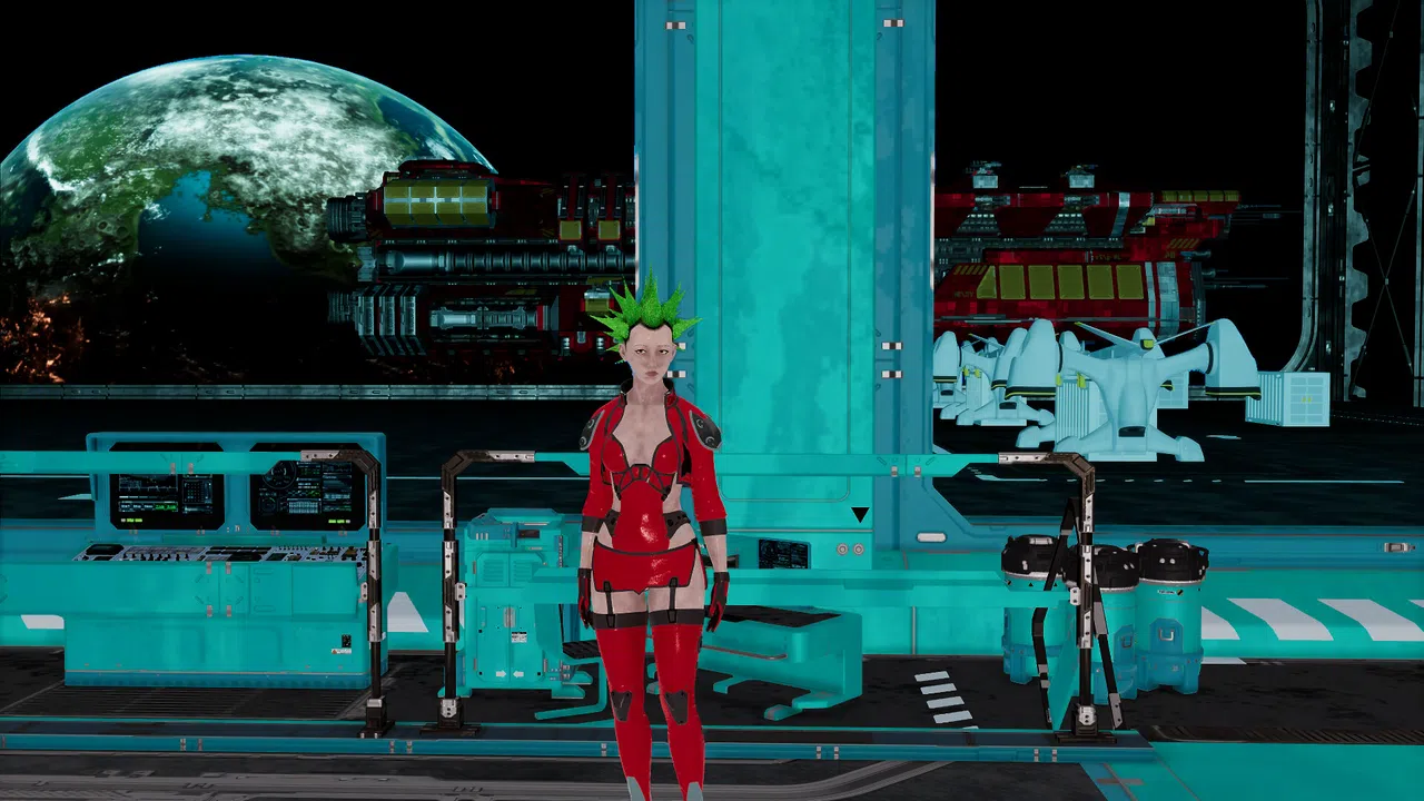 Cyberpunk women for Sci-fi builder Screenshot 8