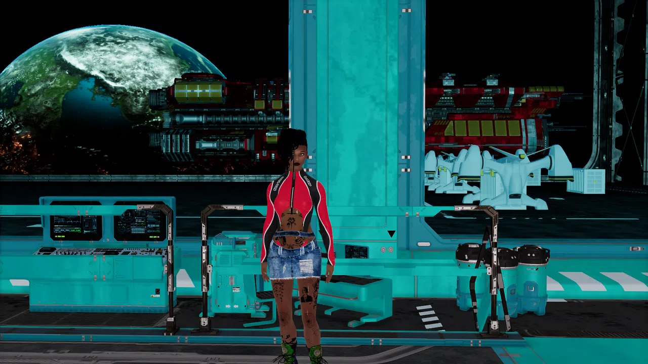 Cyberpunk women for Sci-fi builder Screenshot 6