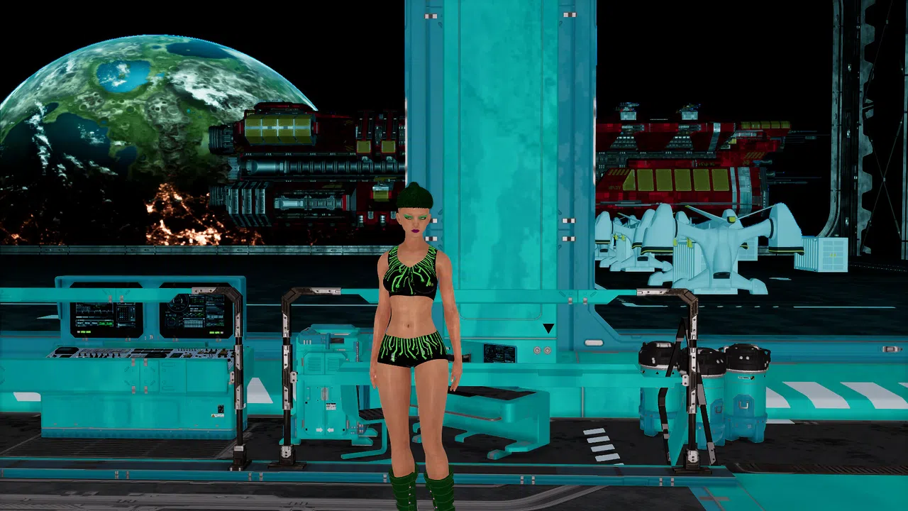 Cyberpunk women for Sci-fi builder Screenshot 5