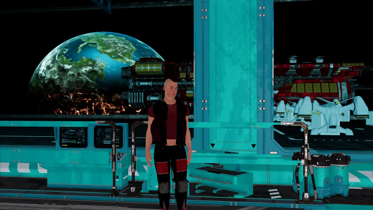 Cyberpunk men for Sci-fi builder Screenshot 6