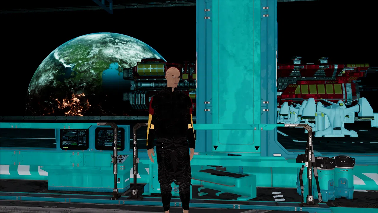 Cyberpunk men for Sci-fi builder Screenshot 3