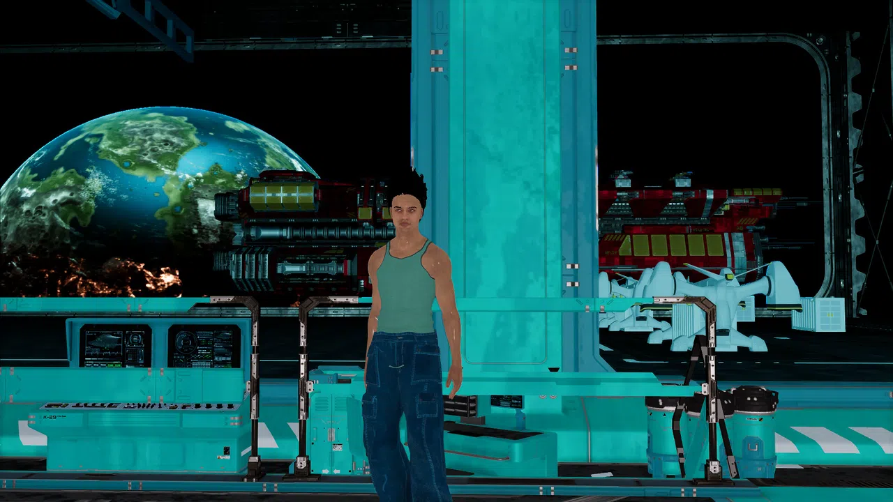 Cyberpunk men for Sci-fi builder Screenshot 5