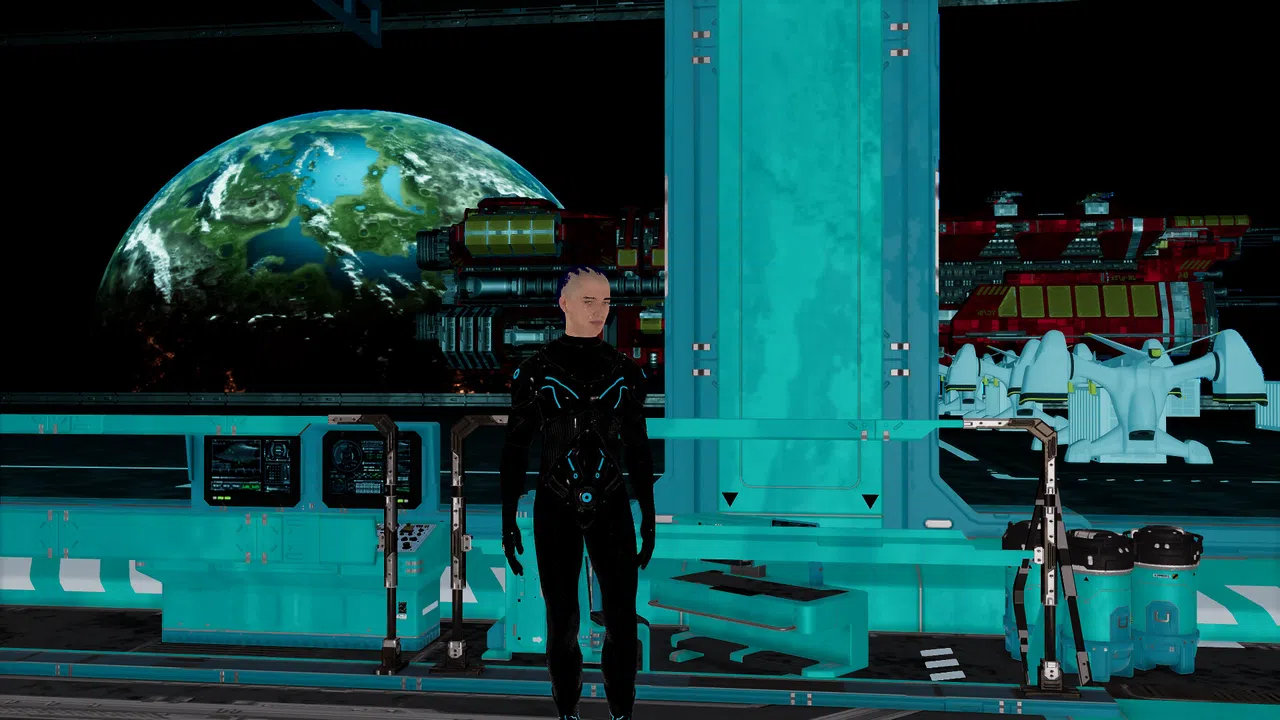 Cyberpunk men for Sci-fi builder Screenshot 4