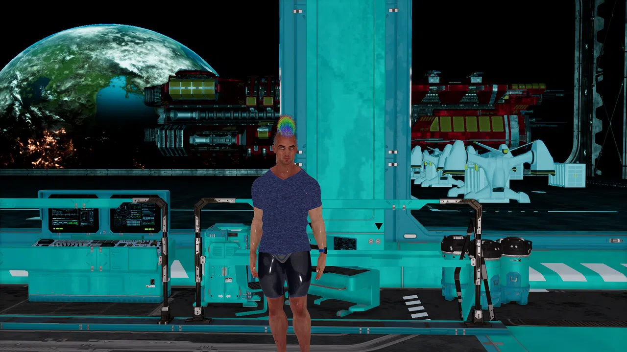 Cyberpunk men for Sci-fi builder Screenshot 2