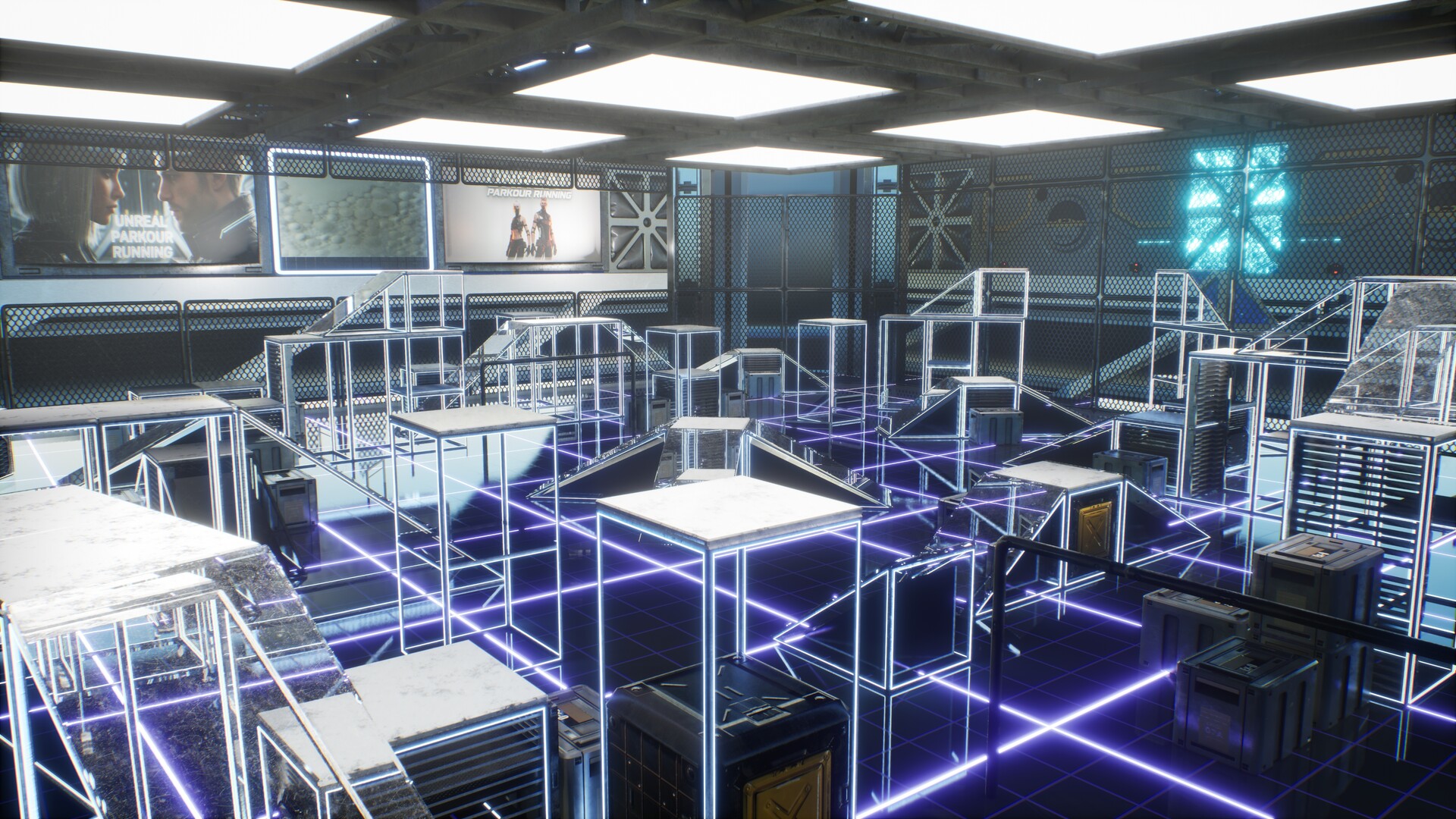 Unreal Parkour Running Screenshot 0