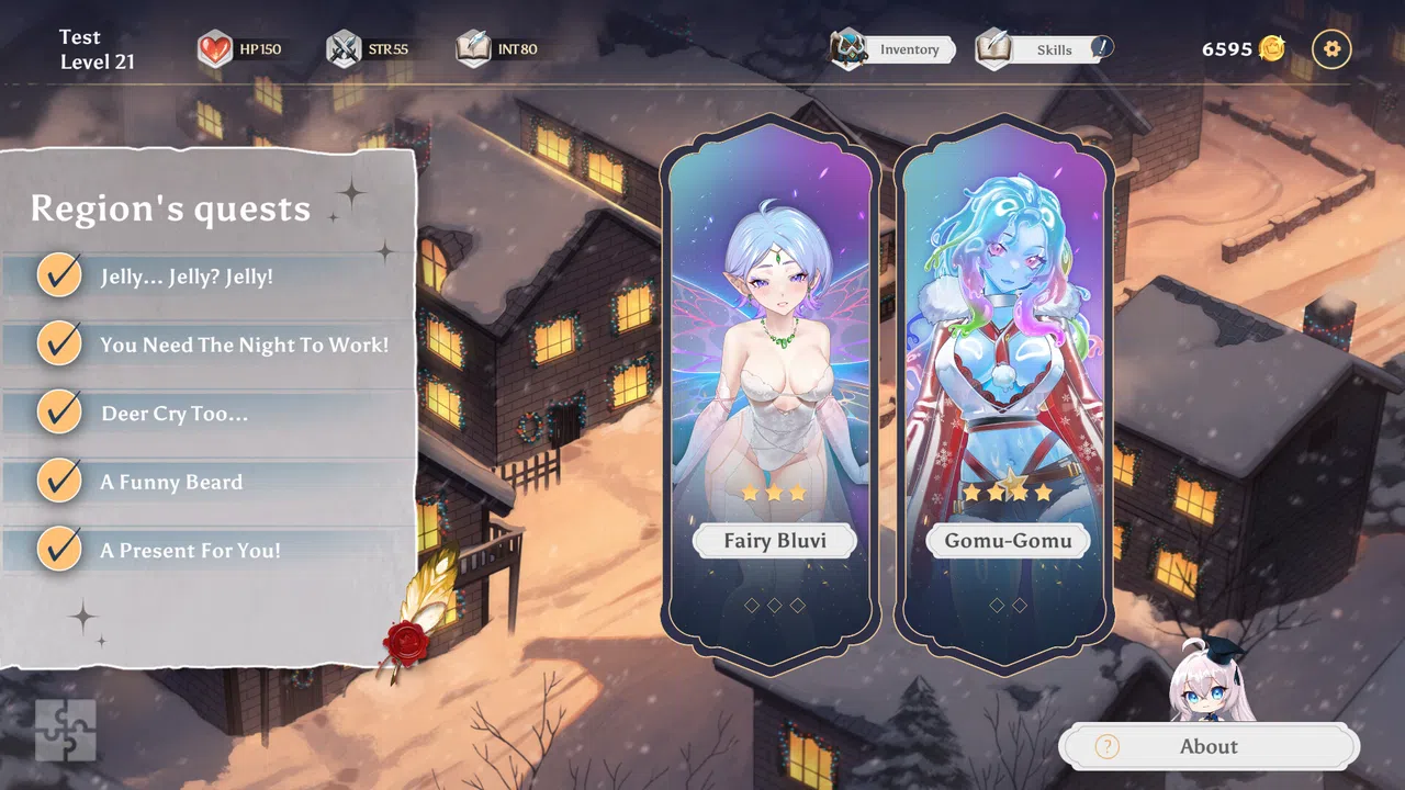 AURA: Hentai Cards - Jelly Christmas DLC Screenshot 2