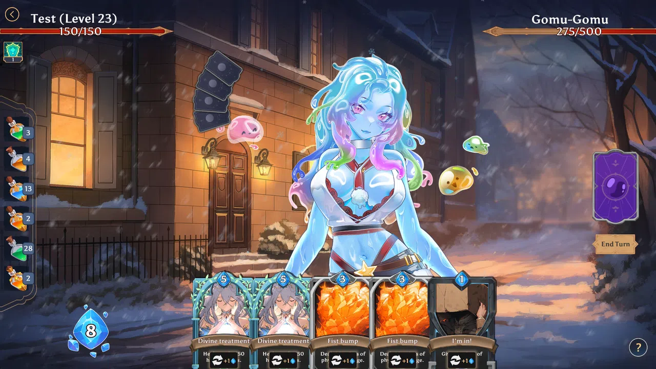 AURA: Hentai Cards - Jelly Christmas DLC Screenshot 1