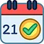 Day 21 Check-in icon