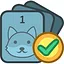 I am a word card expert icon