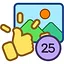 Works with overwhelming likes icon