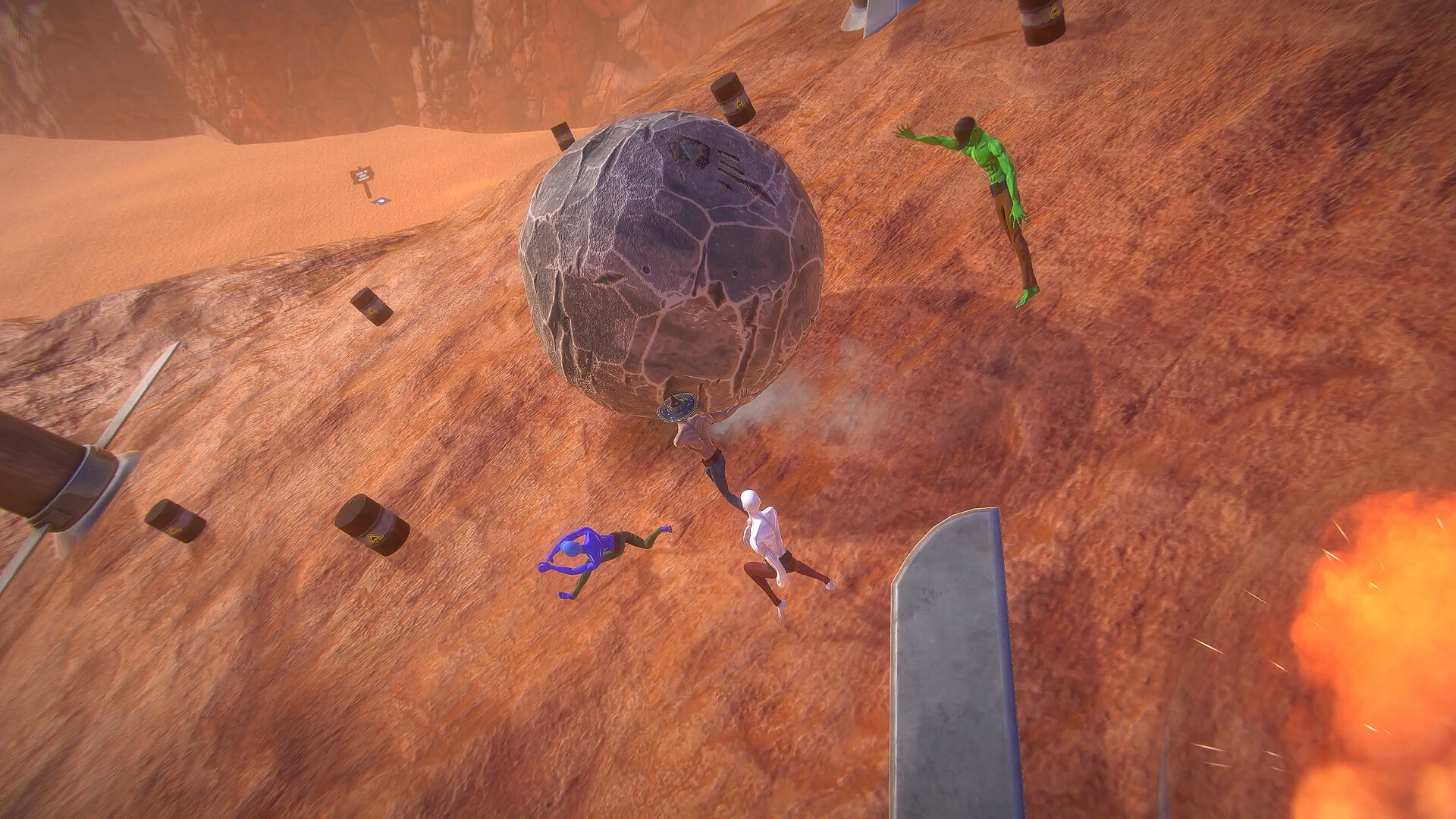 Pushing it! Together - Sisyphus Co-op Screenshot 3