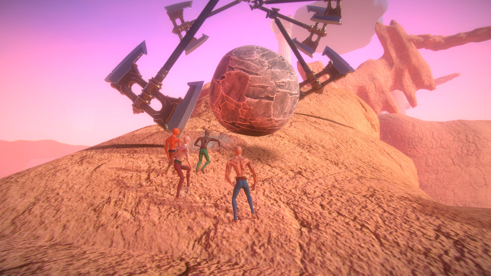 Pushing it! Together - Sisyphus Co-op Screenshot 1
